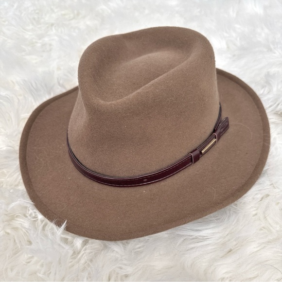 Stetson Other - Stetson Dark Brown Leather Hat Band